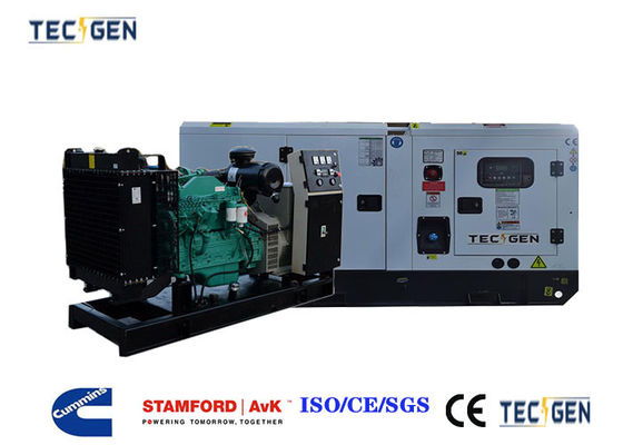 Silent 84kW diesel genset Cummins diesel generators with DEIF controller for continuous use